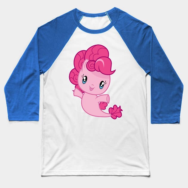 Seapony Pinkie Pie Baseball T-Shirt by CloudyGlow